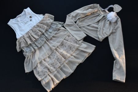 %%%5neu Kleid, Bolero von Carbone  140