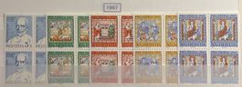 Timbres suisses 1967 Par 4 no