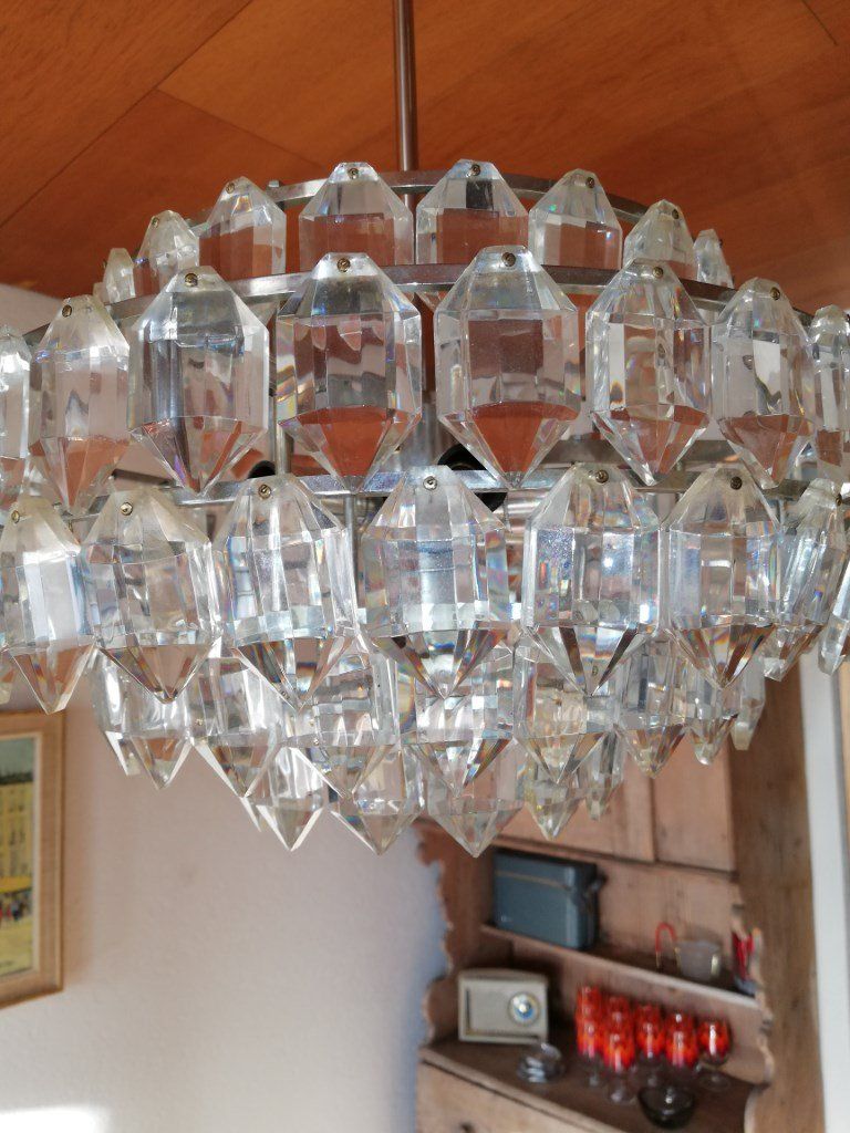 Lustres & lampes de plafonds: Art Deco Kristalleuchter – D'occasion à Uster par walderk 1