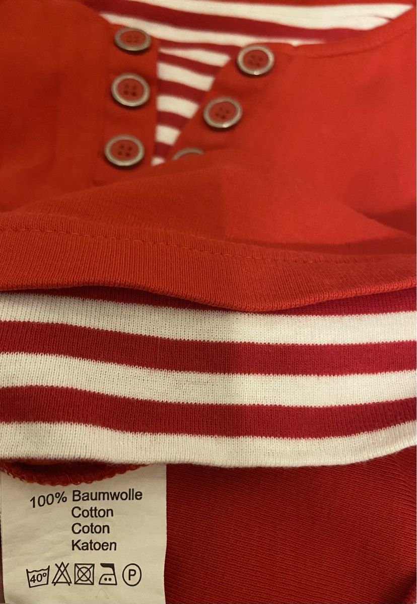 T-shirt: Rotes Damen Shirt, langarm, Grösse  44 – Usato da Fislisbach venduto da KolibriSecondhand 3