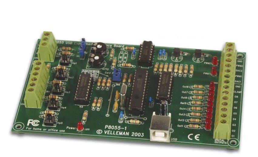 Componenti elettronici: Velleman K8055 Experimentierplatine USB neuwertig – Usato da Rüdlingen venduto da Torpedo67