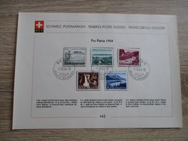 Feuille de collection n° 142 français 80.--