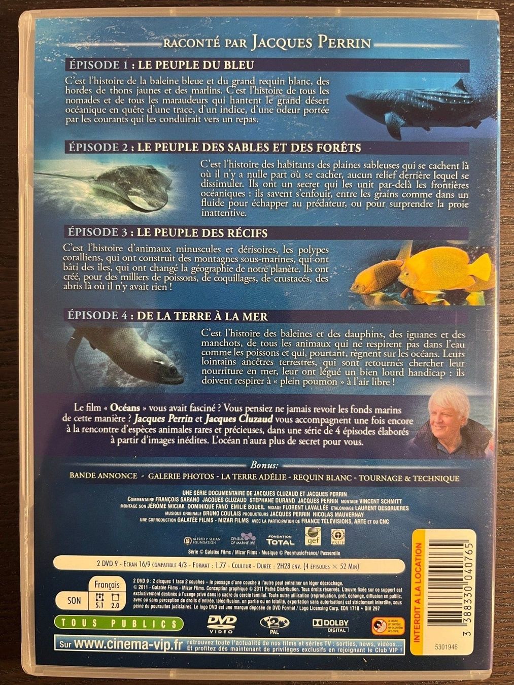 Tutti i DVDs: Le Peuple des Oceans (Französisch) – Usato da Zürich venduto da FilmFreunde 1