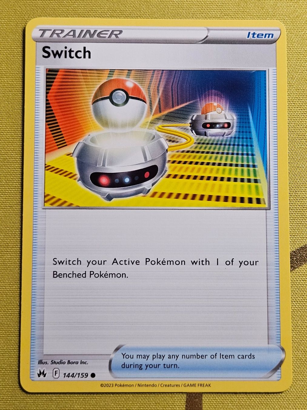 Pokémon Carte collezionabili: Crown Zenith - Switch 144/159 EN – Usato da Bellinzona venduto da Pokemarco