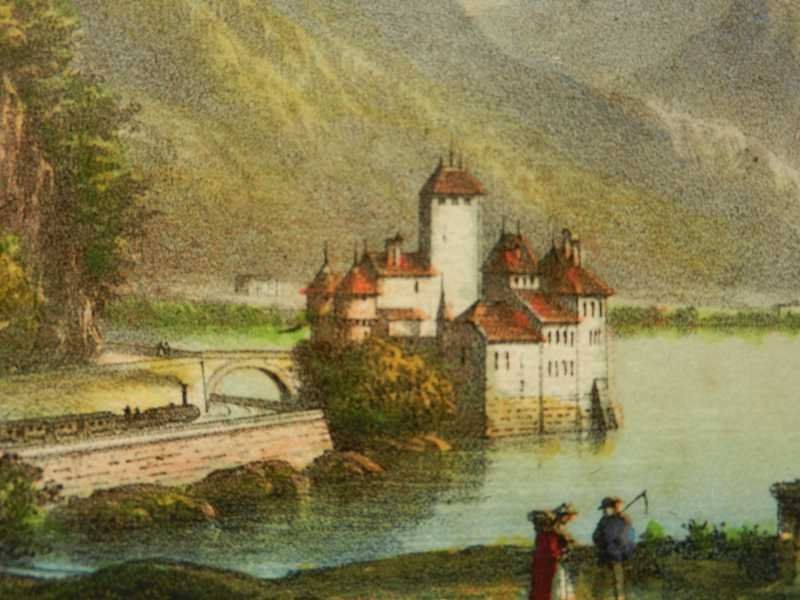Incisioni: Chillon Lac Leman – Usato da Risch venduto da Rischli15 8
