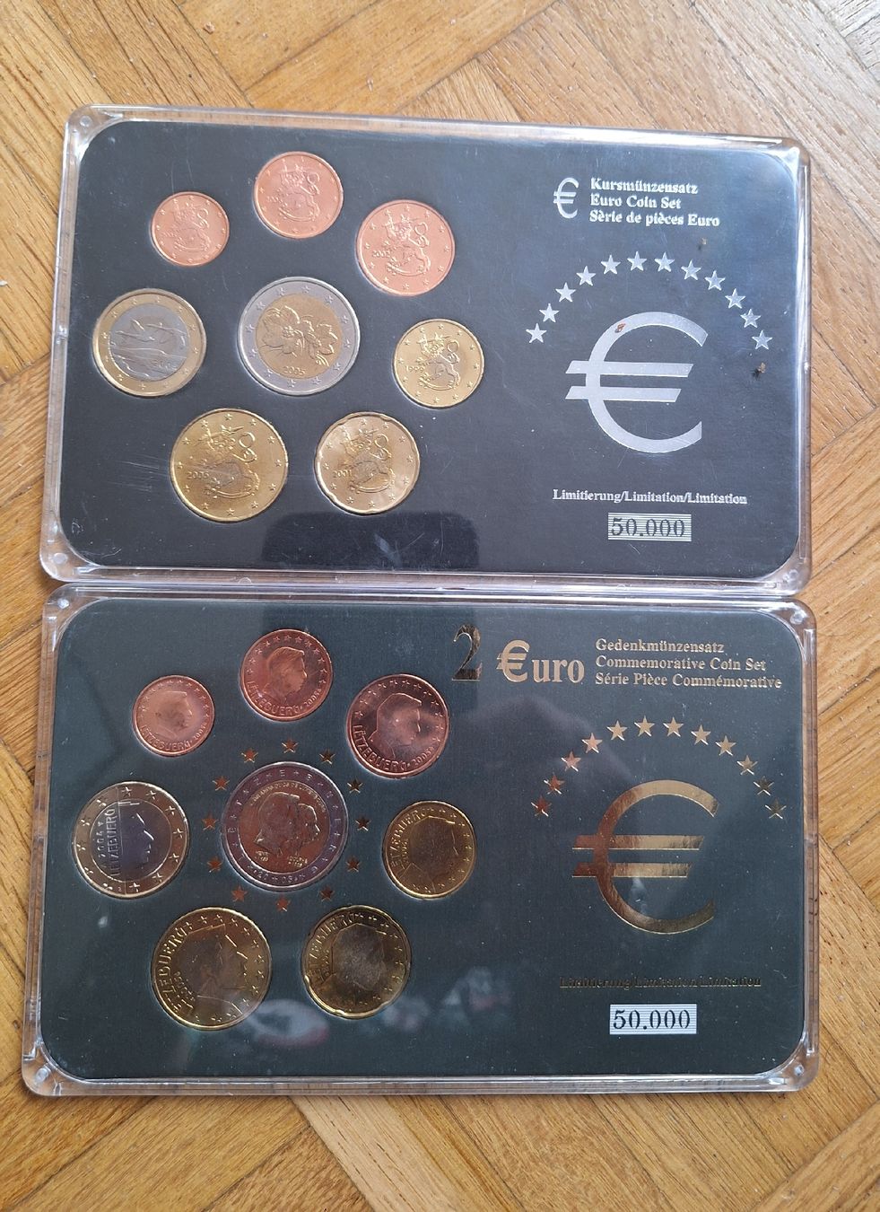 Tutti le monete: ZWEI MÜNZSÄTZE EURO – Usato da Niederwangen BE venduto da pfiff02