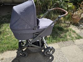 Kinderwagen Kombi grau mit Sonnenschutz UPF 50+guter Zustand