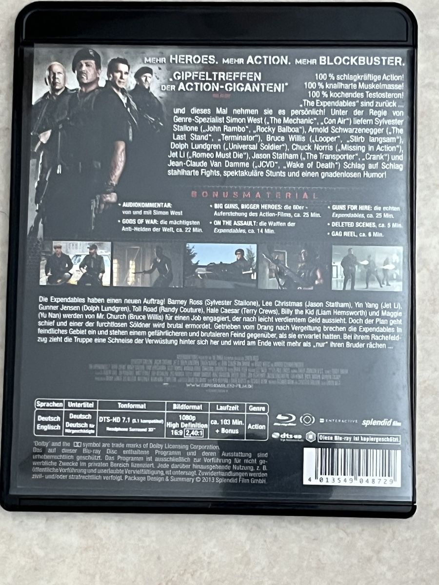 Alle DVDs: Blu-ray The Expendables 2 – Gebraucht aus Au ZH von Paninifieber26 1