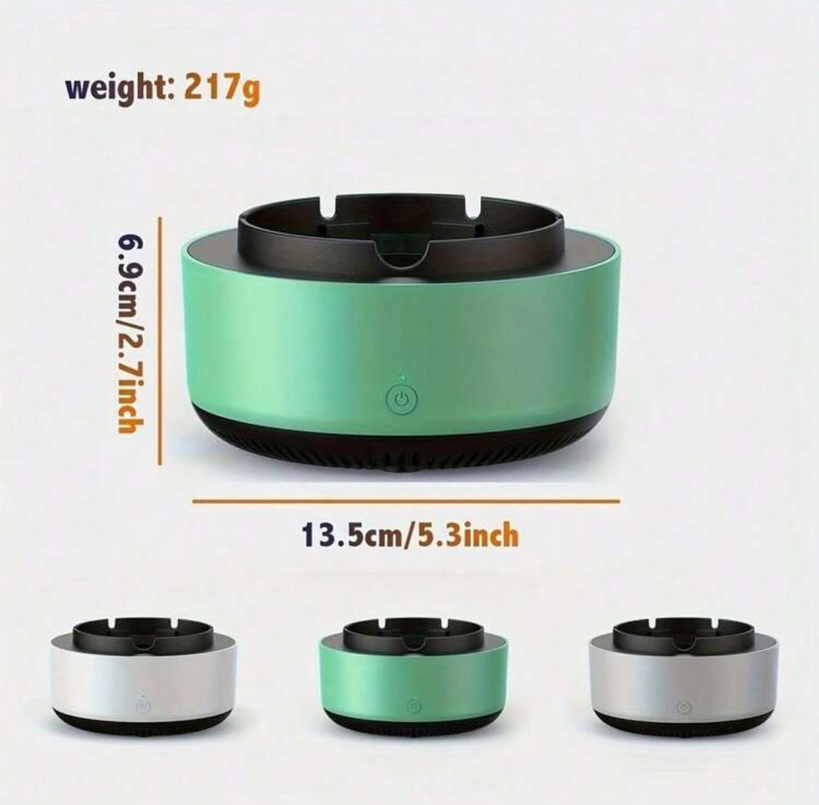 Portacenere: Batteriebetriebener Aschenbecher mit Luftfilter – Nuovo e nell'imballaggio originale da Emmenbrücke venduto da ShopDirect 3