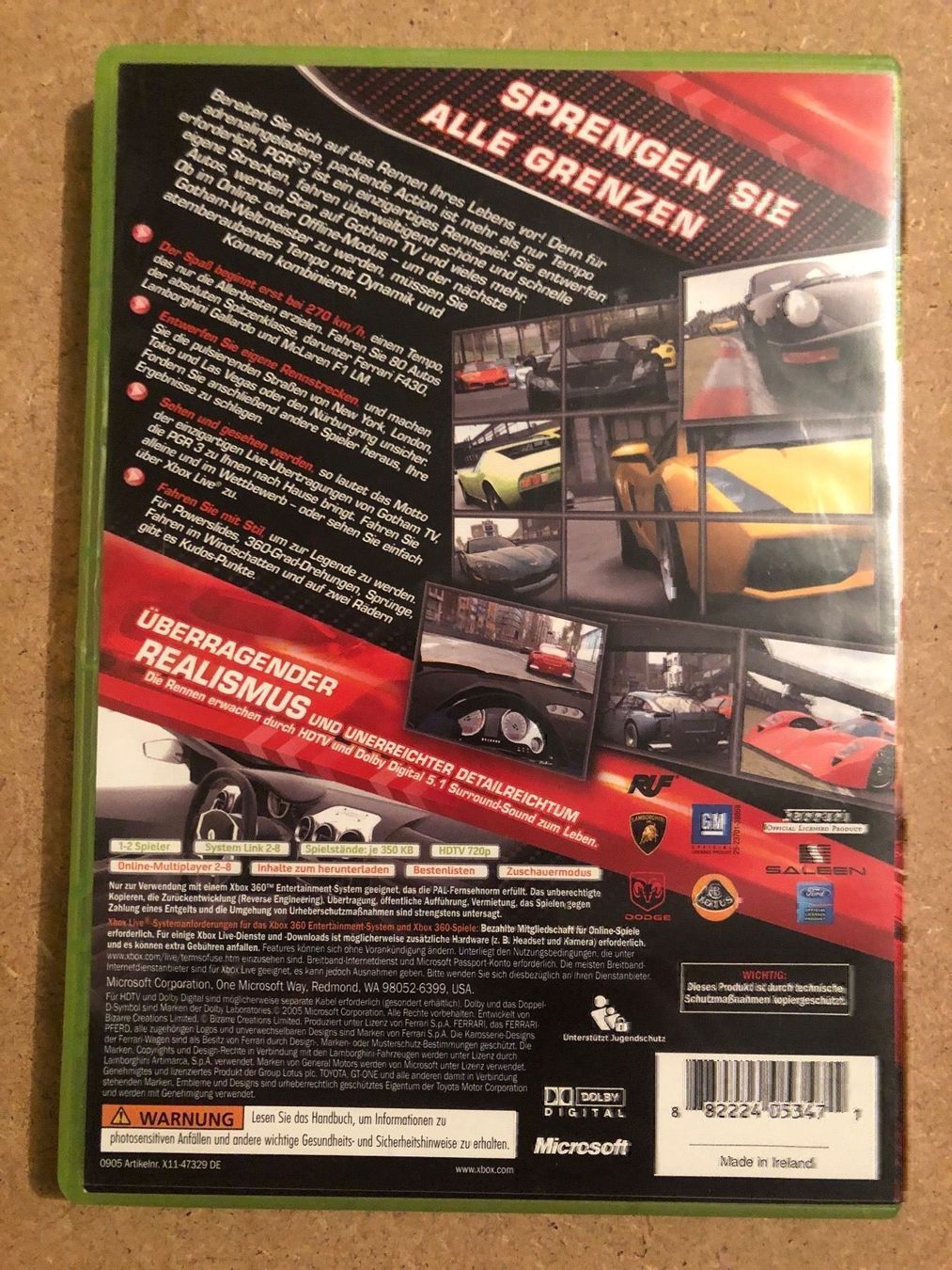Giochi: PGR 3 für Xbox 360 – Usato da Kestenholz venduto da Mad18 1