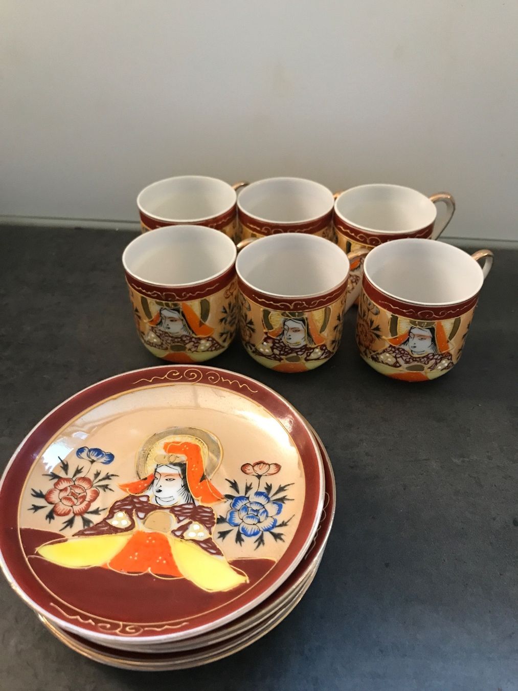 Tassen: Vintage 6 Mocca Kaffee Tasse China – Gebraucht aus Baden von swiss-alps 3