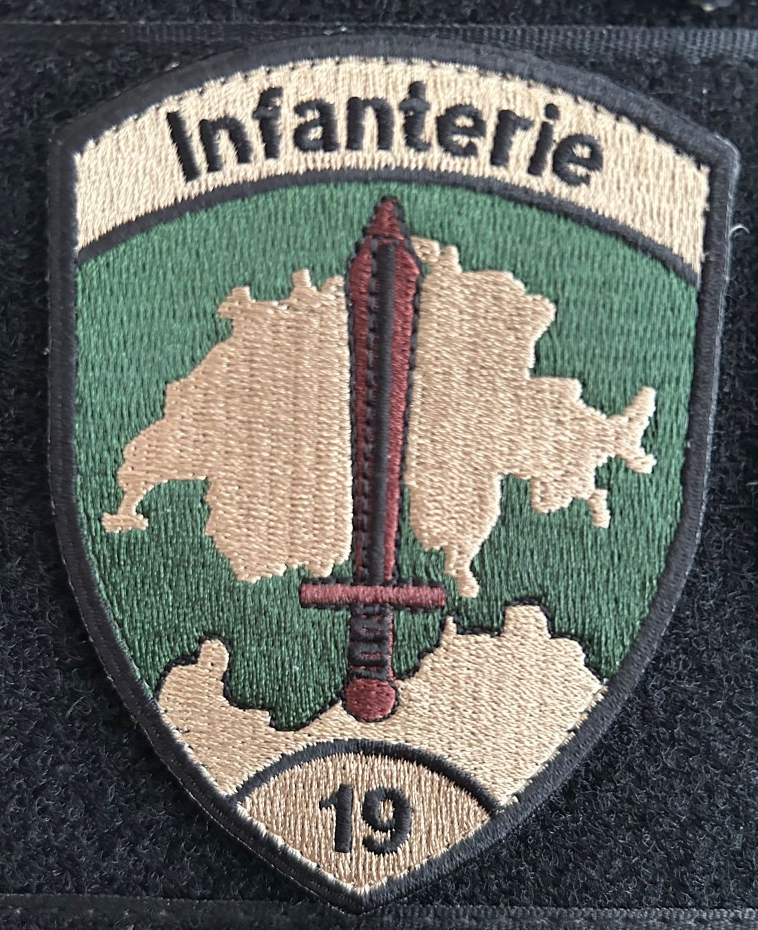Schweizer Armee Toppe: Patch Schweizer Armee Infanterie – Nuovo (secondo la descrizione) da Hausen am Albis venduto da MACV62