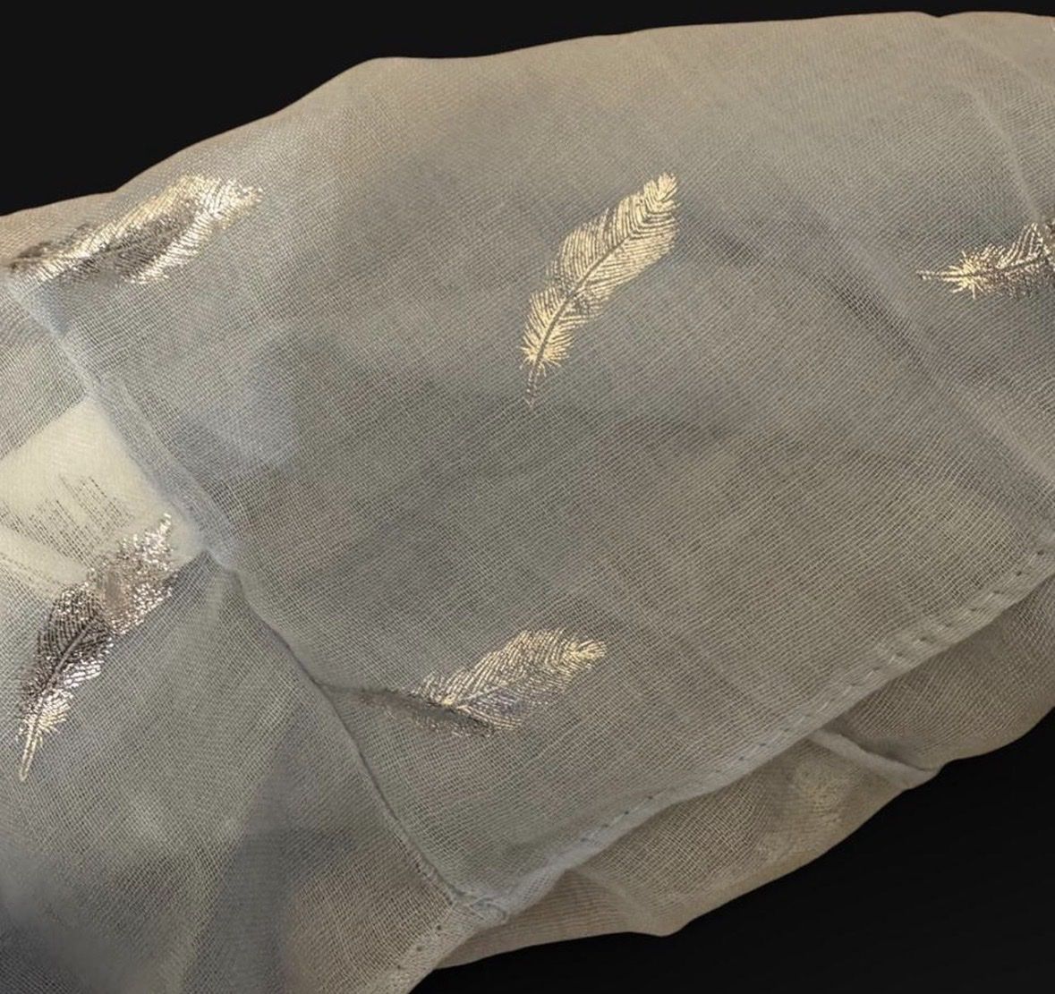 Foulard & Sciarpe: Leichter Sommer-Schal mit Glitzerfäden - Hellblau – Nuovo (secondo la descrizione) da Marbach SG venduto da Rob_sta 1
