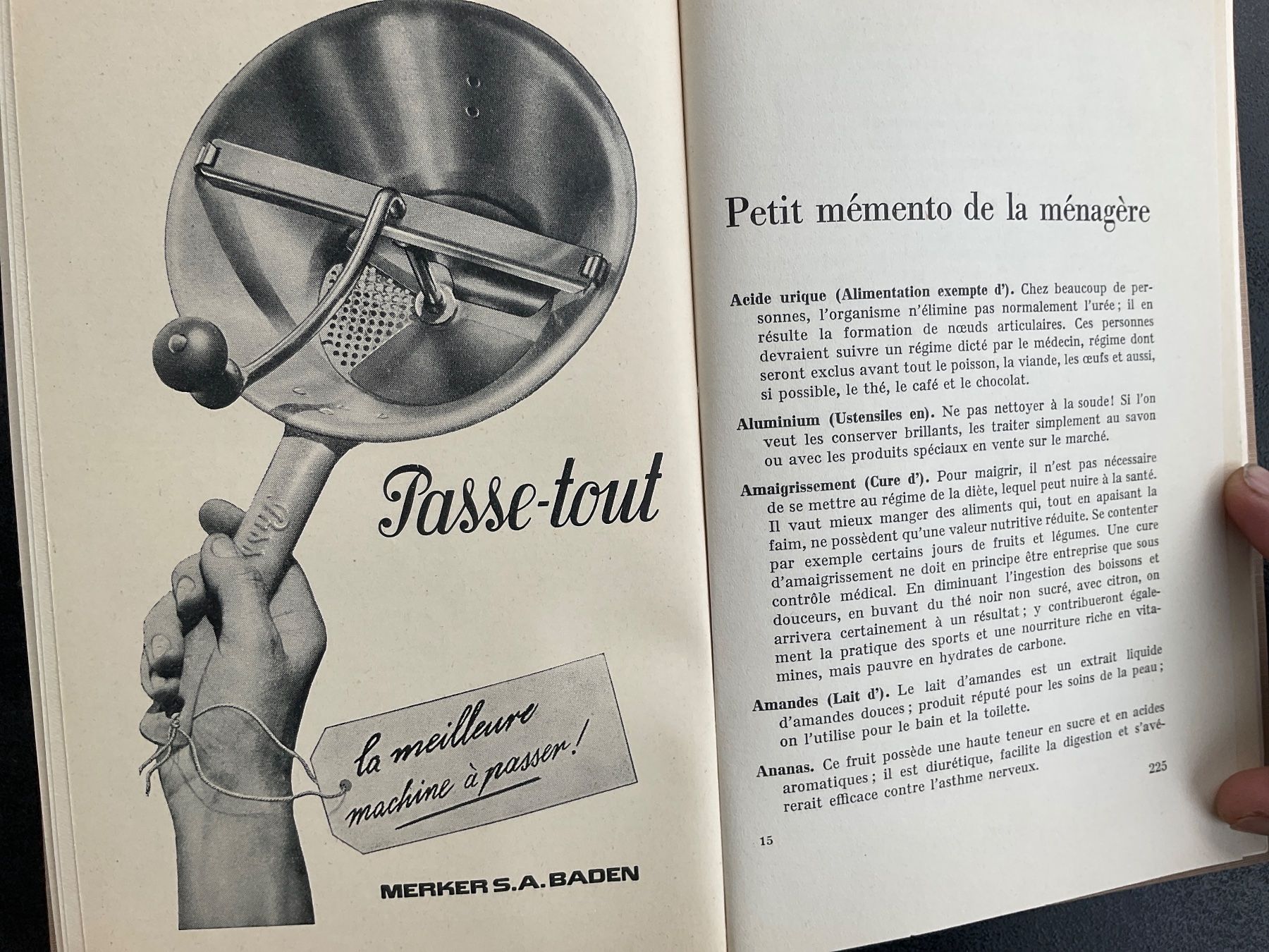Libri: La Ménagère Moderne Lausannoise, RARE, 1951 – Usato da Avenches venduto da Tinkey 7