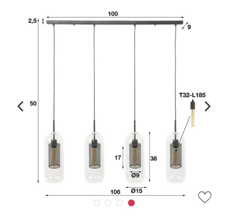Lampadari & plafoniere: Hängeleuchte 4 Flamig – Usato da Gutenswil venduto da Shallymaster 9
