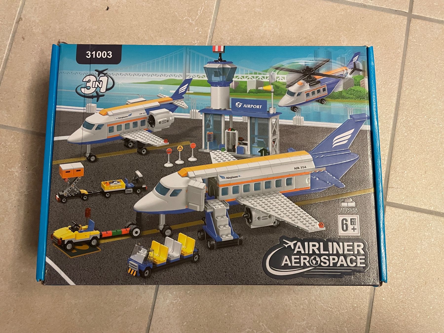 Giocattoli: Flughafen Set mit Legobausteinen – Usato da Saland venduto da ricci018