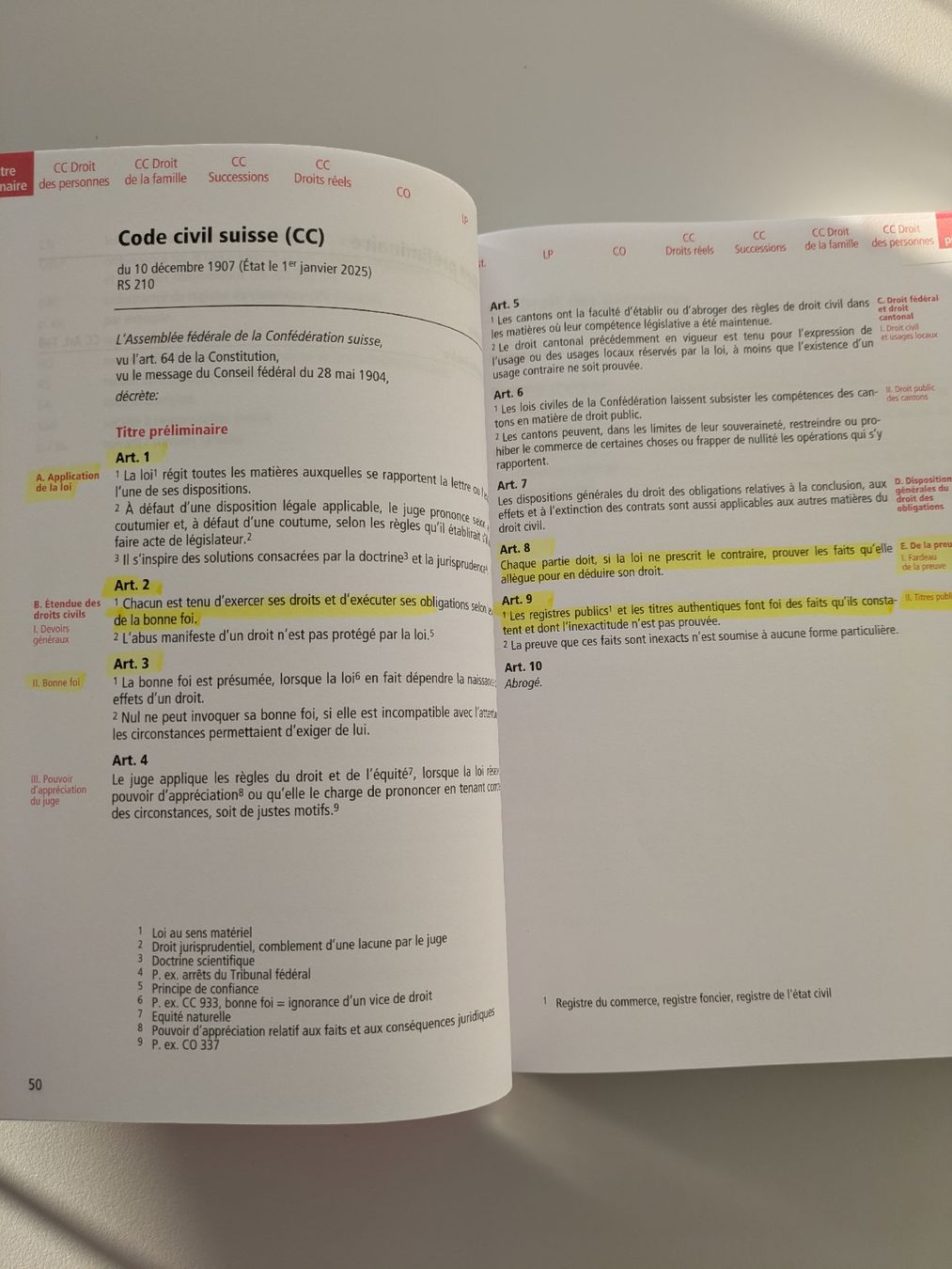 Libri: Code civil, Code des obligations, version 2025 – Nuovo (secondo la descrizione) da Le Mont-sur-Lausanne venduto da elv_yyl8 2