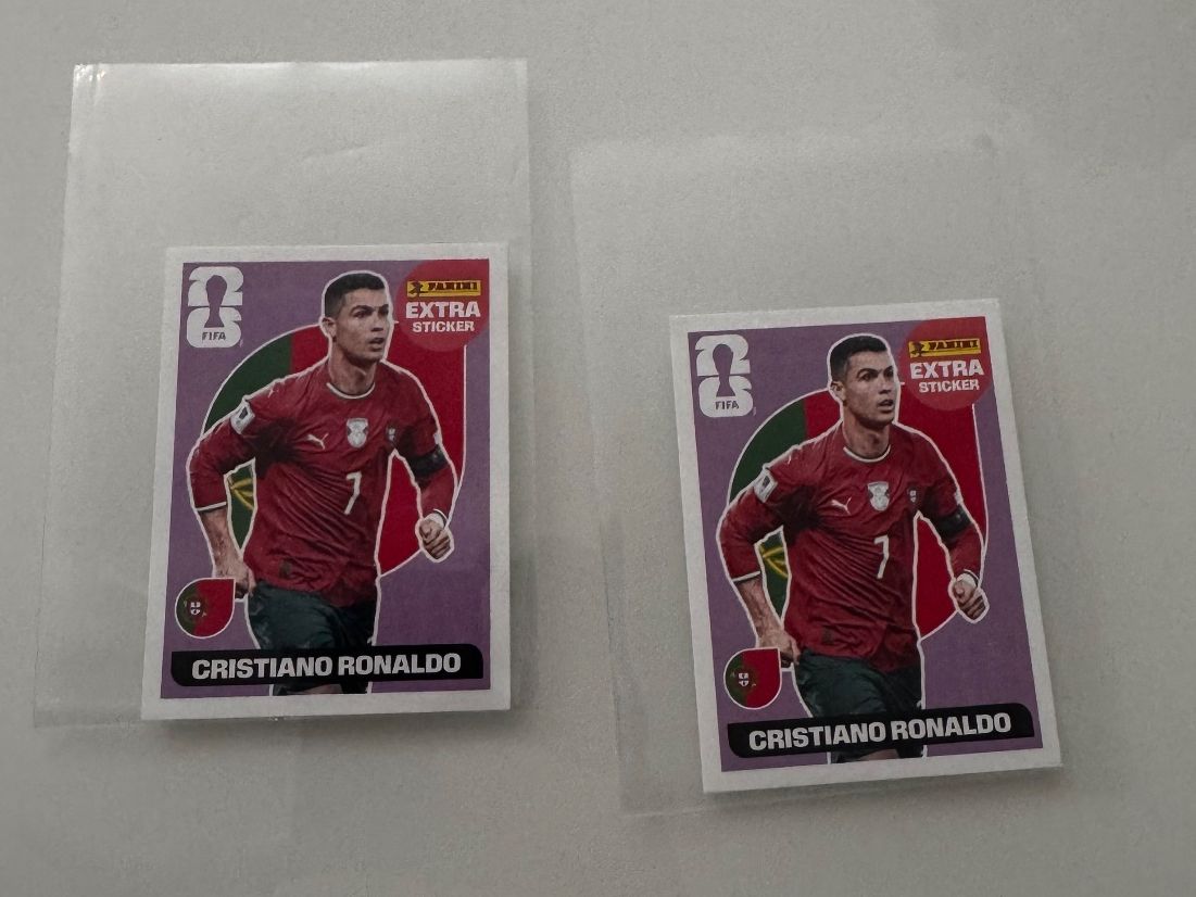Panini Carte collezionabili: 2 x Panini Cristiano Ronaldo Extra Sticker – Nuovo (secondo la descrizione) da Adliswil venduto da AE112