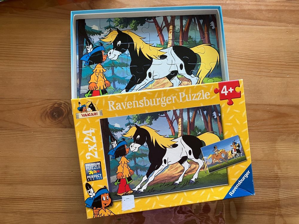 Puzzle Yakari 150 Pièces – Nathan – Neuf Sous Blister – Vintage Derib