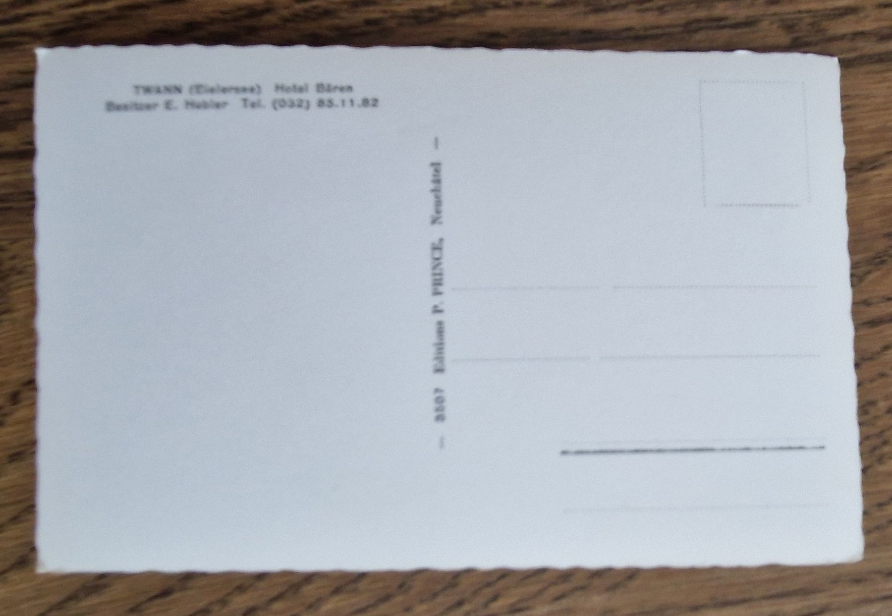 Cartoline postali: Twann – Usato da Ebikon venduto da Donar50 1