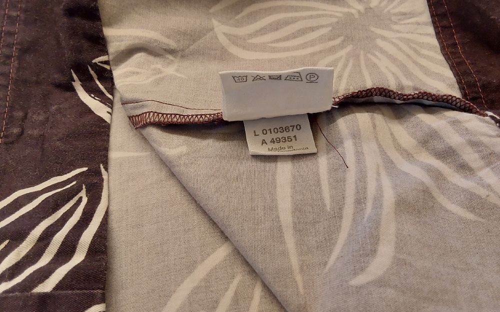 Hessnatur Camicette: Blusenshirt Tunika hessnatur 36 Baumwolle dunkelbraun – Usato da Köniz venduto da scopello12 5