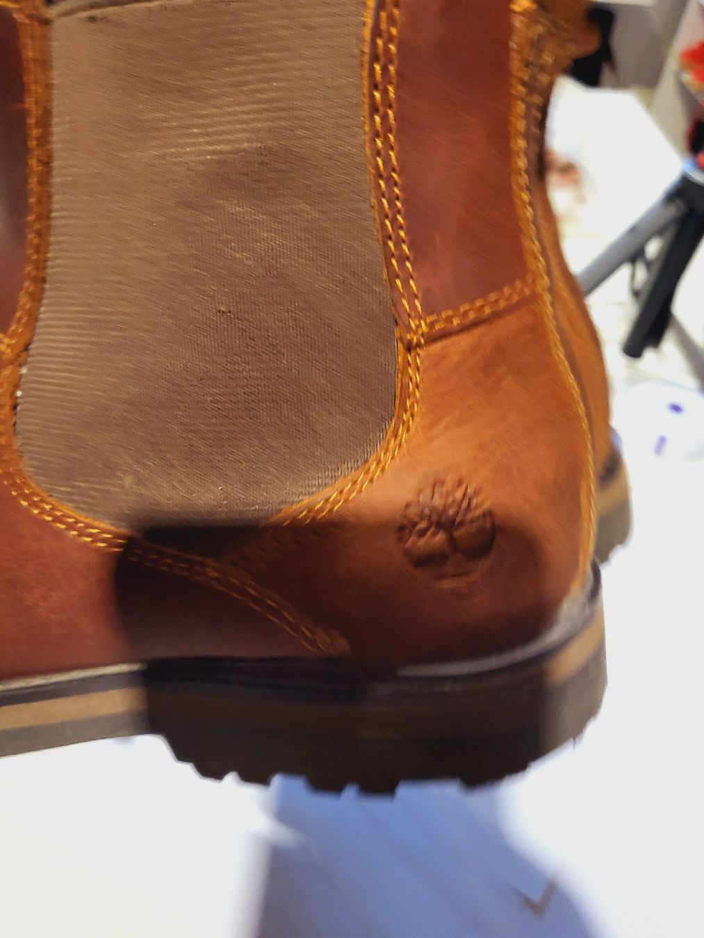 Timberland Herrenschuhe: Timberland Brown Leather Chelsea Boots. – Gebraucht aus Sarmenstorf von zuz_q5kq 2