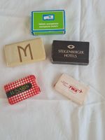 Vintage Hotel Seifen Set, 5 Stk. Rarität für Sammler!