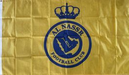 Al Nassr Fahne Cristiano Ronaldo CR7 Saudi Arabien Geld Öl