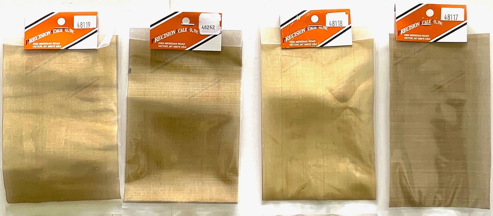 Kit di modellismo & Modellini statici: Modelbau -l Gitter Messing 4 verschiedene Grössen 10x16cm – Nuovo e nell'imballaggio originale da Uerikon venduto da daylight-484