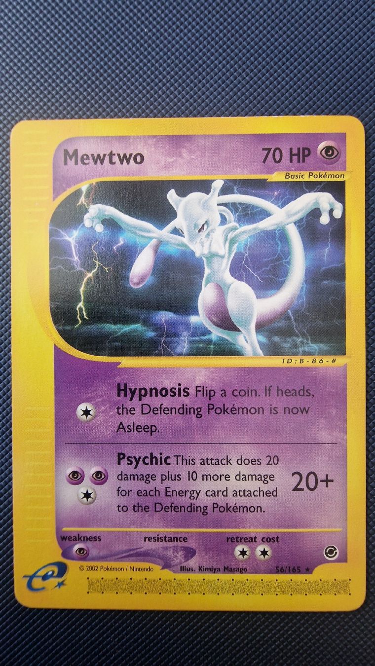 Pokémon Carte collezionabili: Mewtwo #56 – Pokémon Expedition – Usato da Veytaux venduto da PocketMonster
