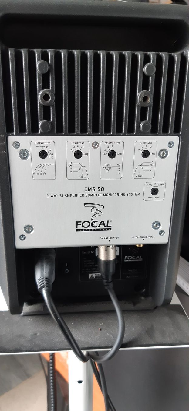 Focal Casse acustiche: 1 pair de Moniteurs "FOCAL" CMS 50 – Usato da Boudevilliers venduto da Musicmania 1