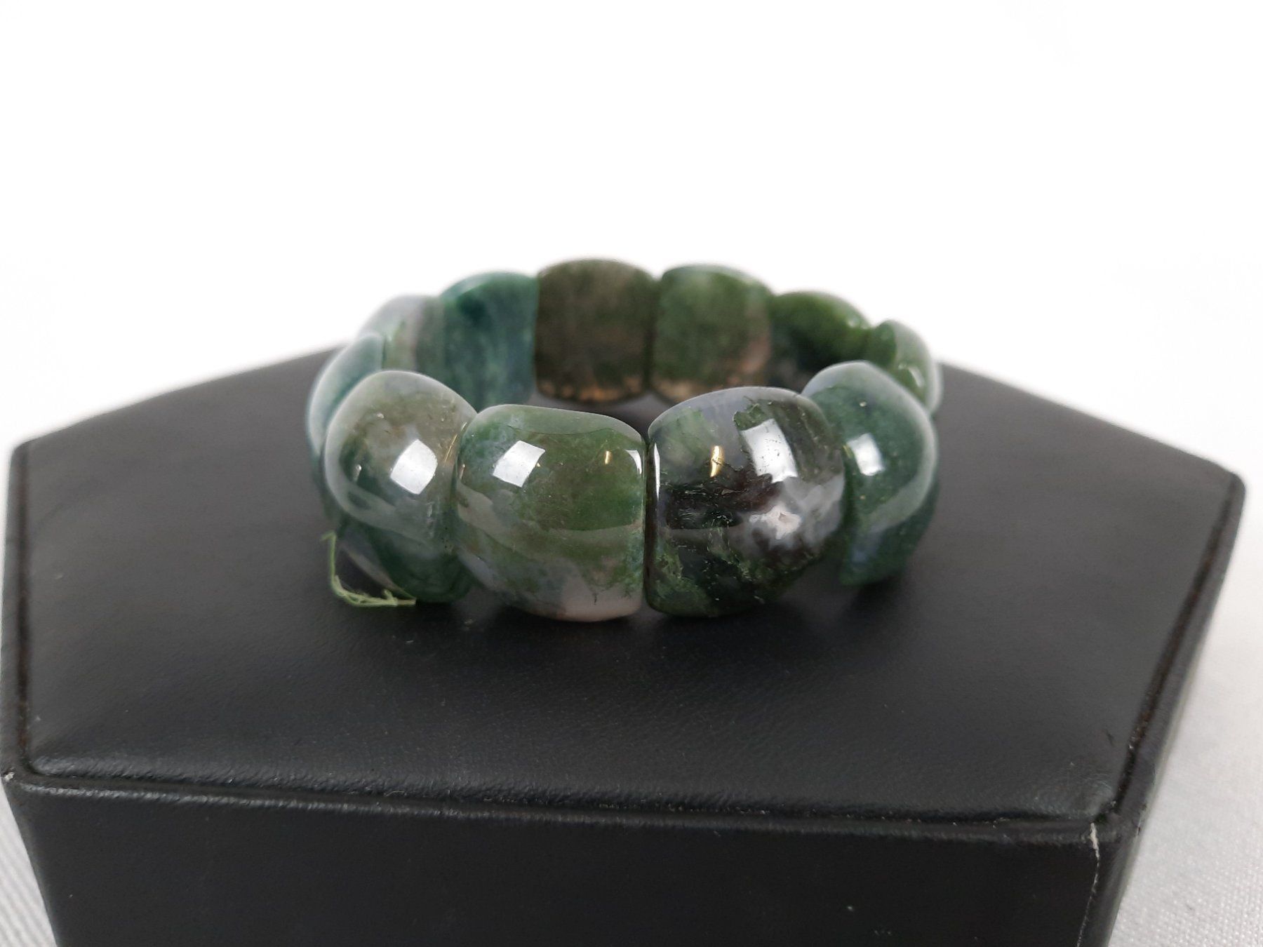 Bracciali & Braccialetti: Armband aus Moosachat – Usato da Beinwil am See venduto da Restwert_Beinwil 1