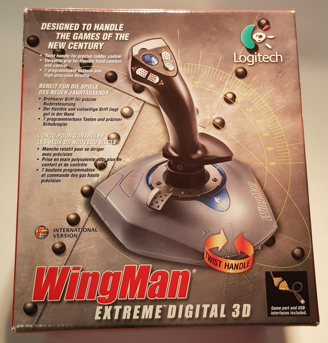 Logitech Controller: Joy Stick Logitech WingMan 3D – Usato da Leuggern venduto da elitocram