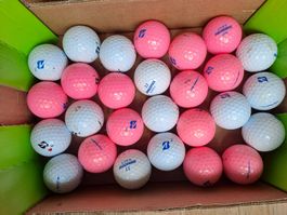 25 Golfbälle Bridgestone Lady und Lady Precept
