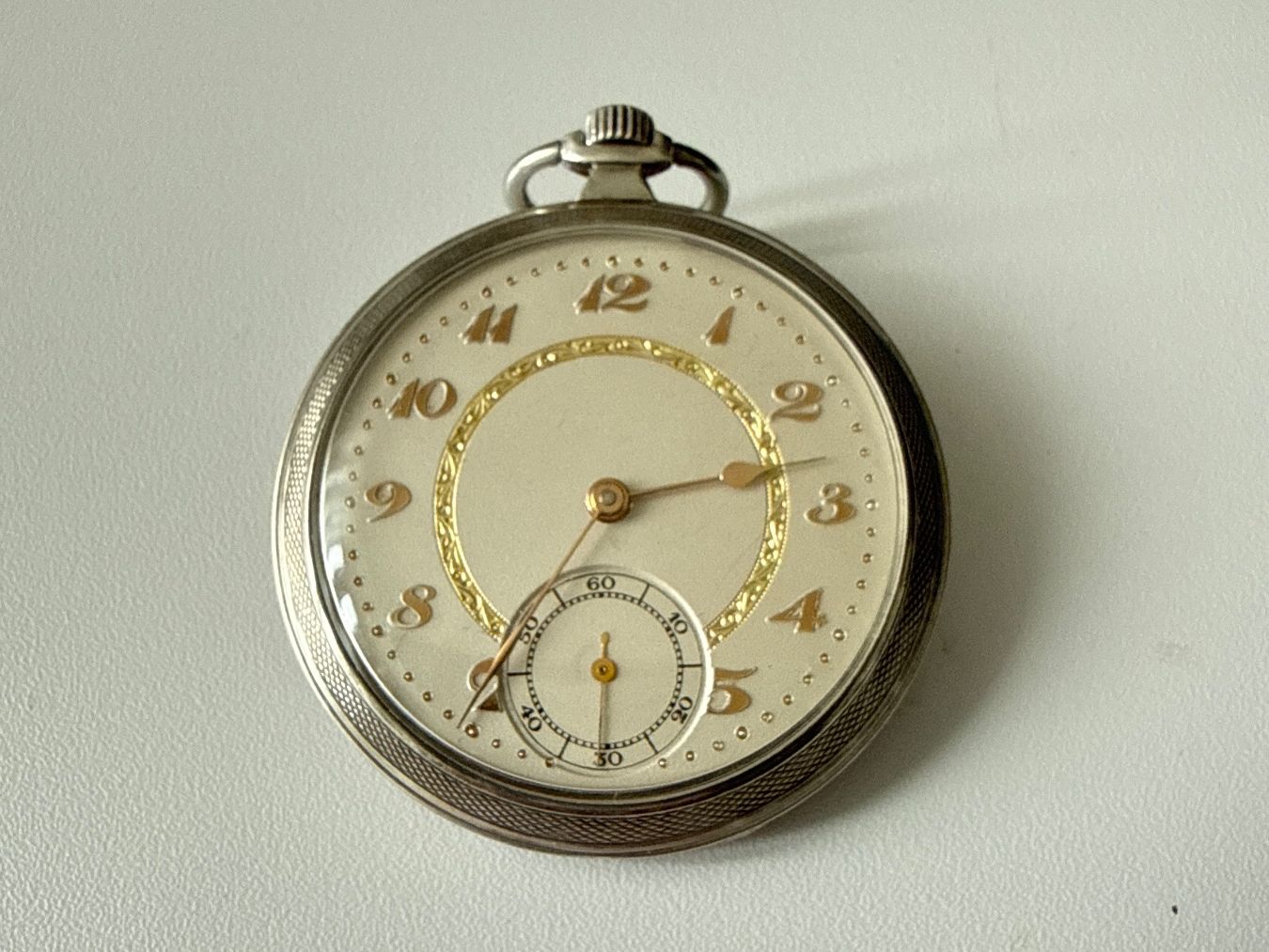 Uhren: Antike Taschenuhr 900 Silber läuft – Gebraucht aus Stadel von amigo014