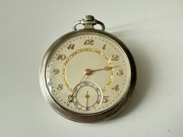 Antike Taschenuhr 900 Silber läuft