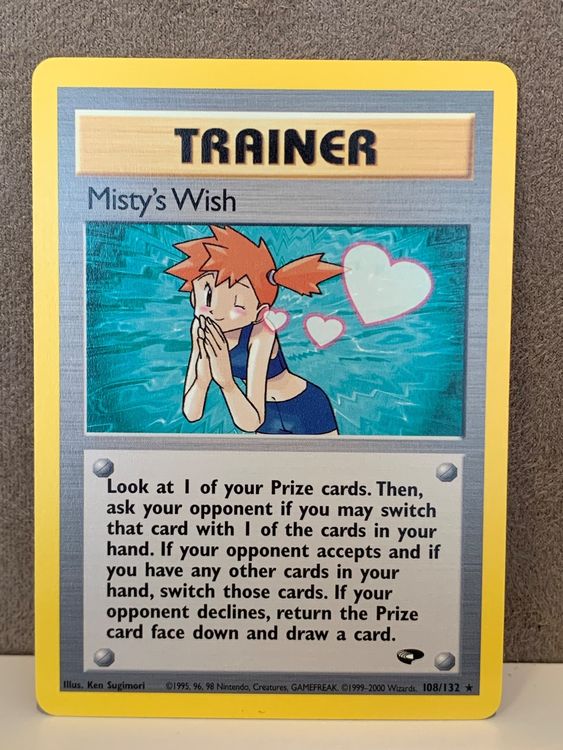 108/132 Misty's Wish Rare ENG Pokemon Gym Challenge | Kaufen auf