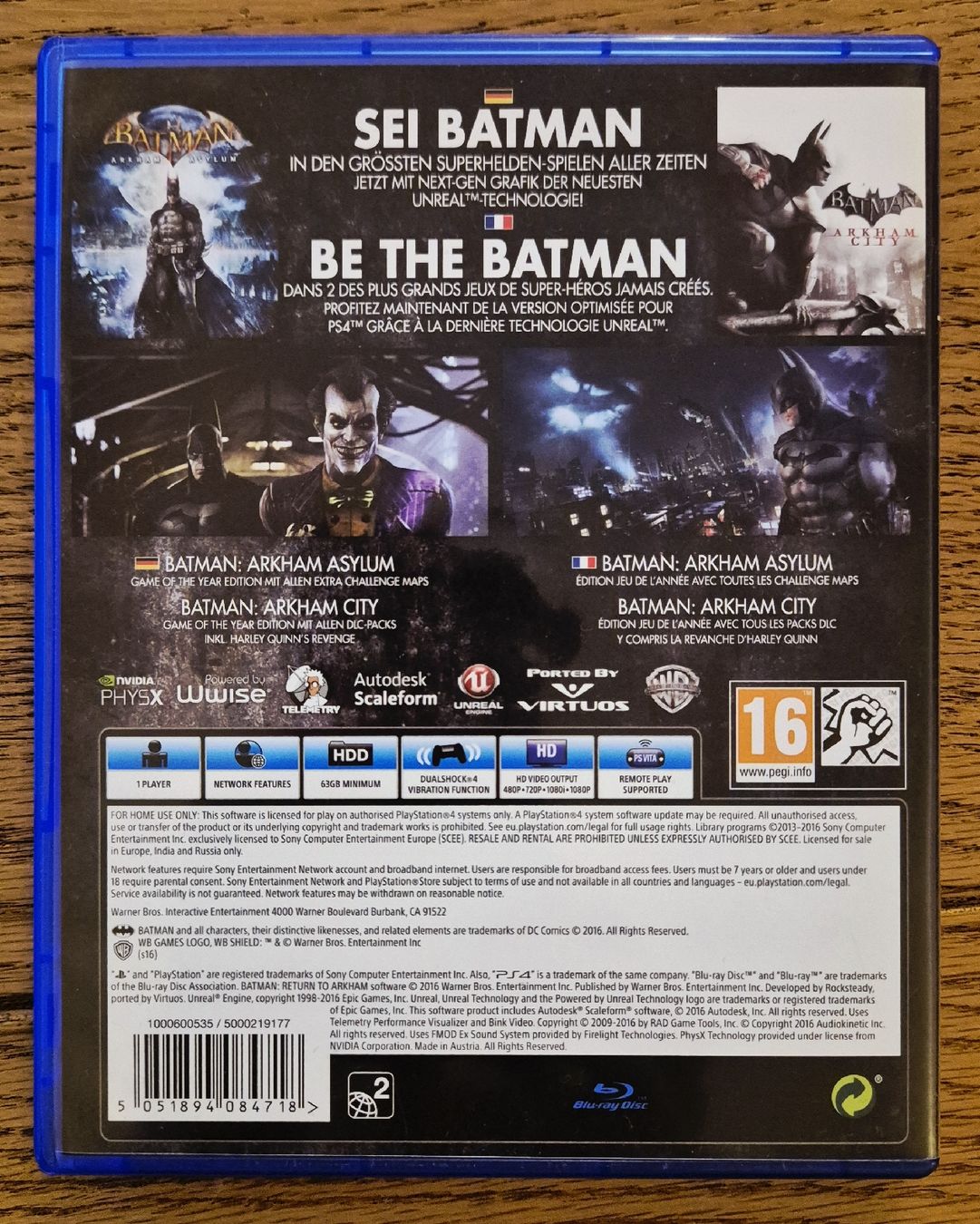 Giochi: PS4 Batman Return to Arkham – Nuovo (secondo la descrizione) da Au SG venduto da AlenCompany 1
