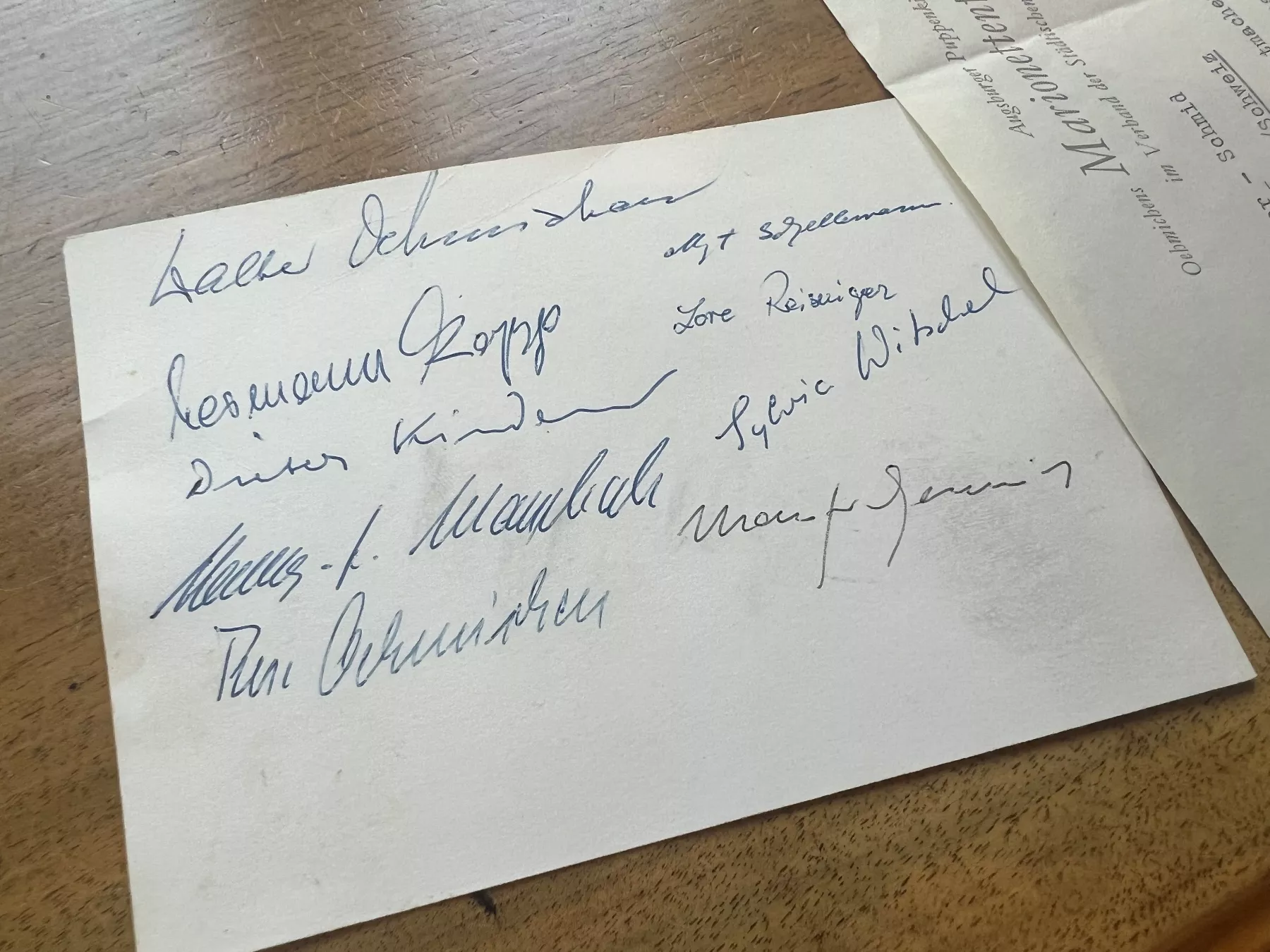 Autogramme: Autogramm 251 – Gebraucht aus Glattfelden von maa_qcj8 4