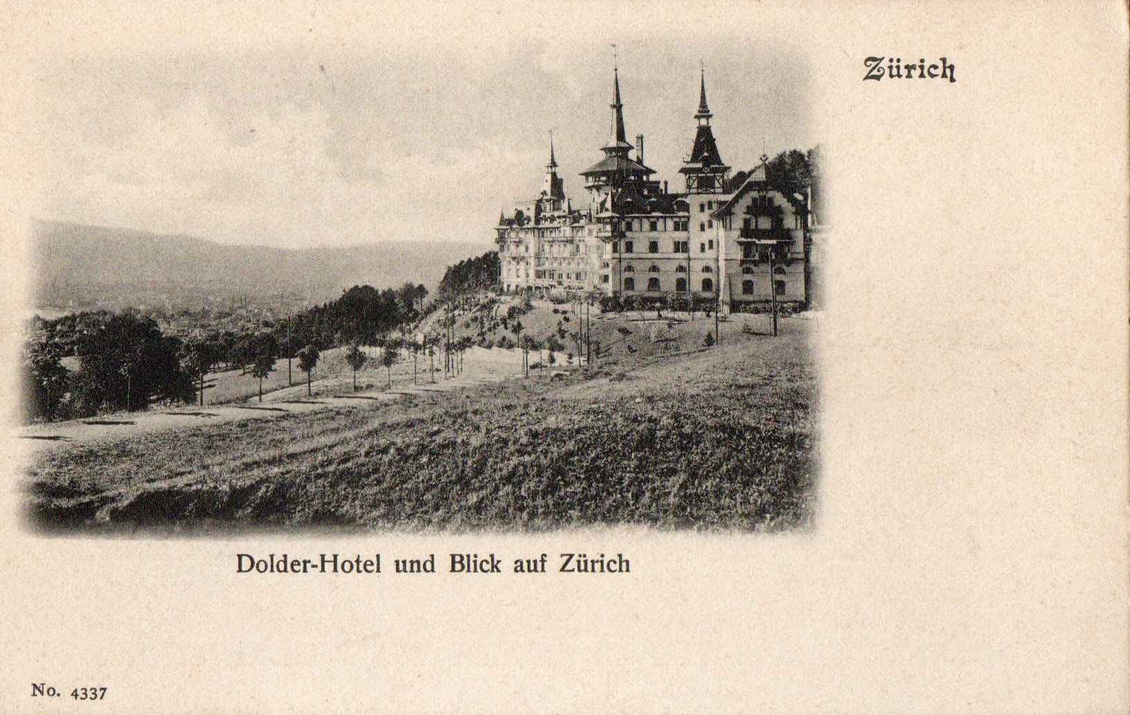 Ansichtskarten: Zürich - Dolder-Hotel – Neu (gemäss Beschreibung) aus Melano von pisonsdro