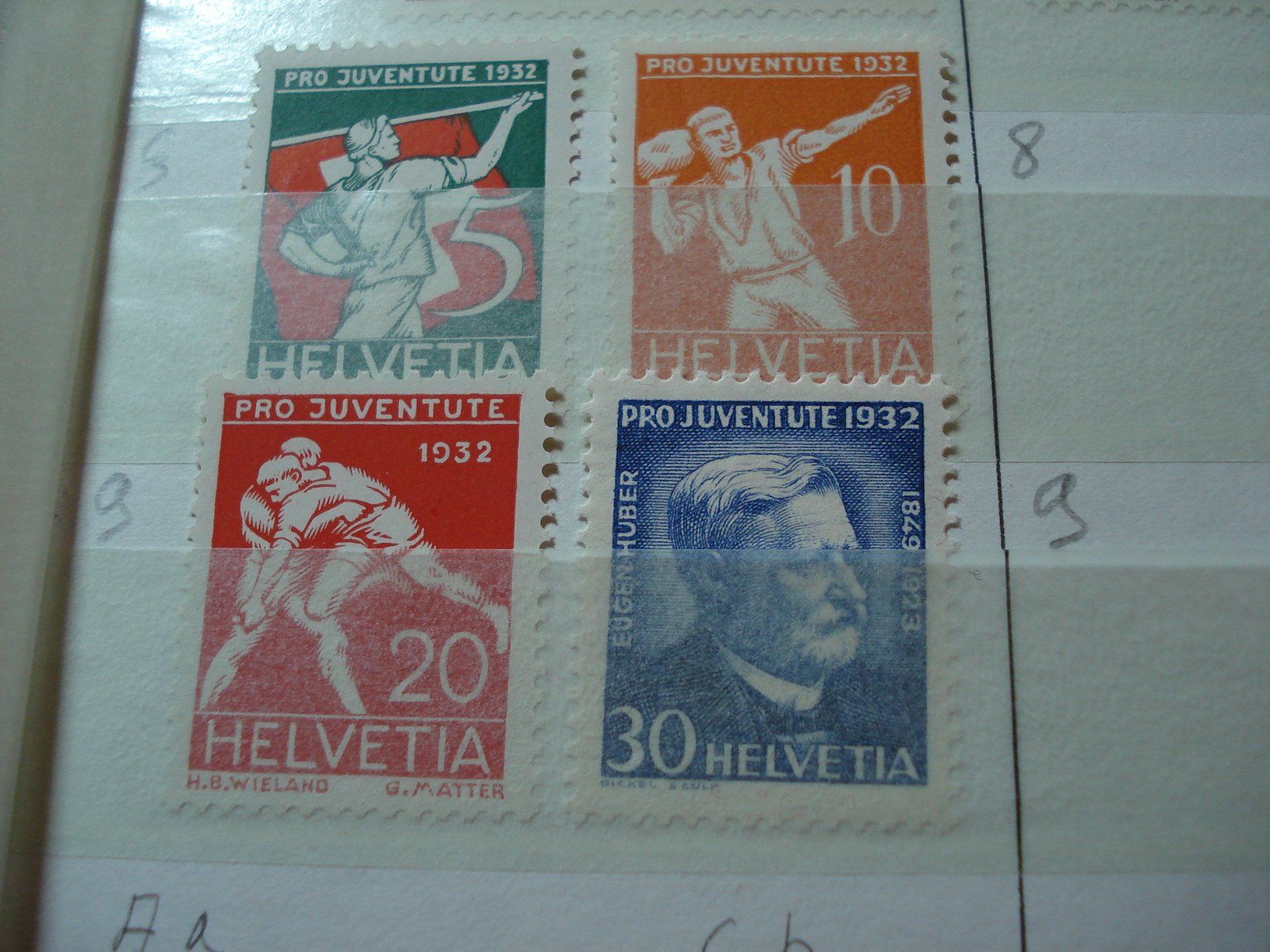 Tutti i francobolli: Satz Pro Juventute ** 1932 – Usato da Niederwil AG venduto da morostahu