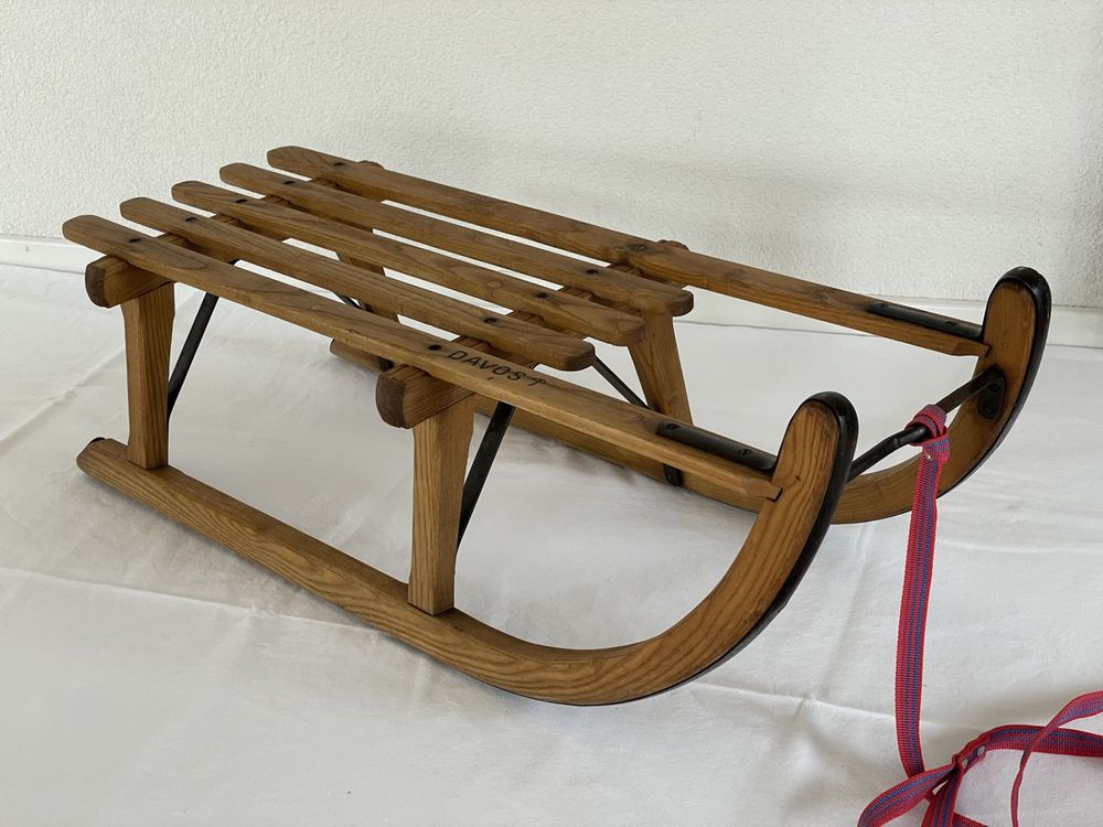 Davoser Schlitten 80 cm, Kuven frisch geschliffen (Gebraucht) in ...