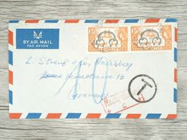 TR100 Enveloppe + Timbre Nigeria 19xx