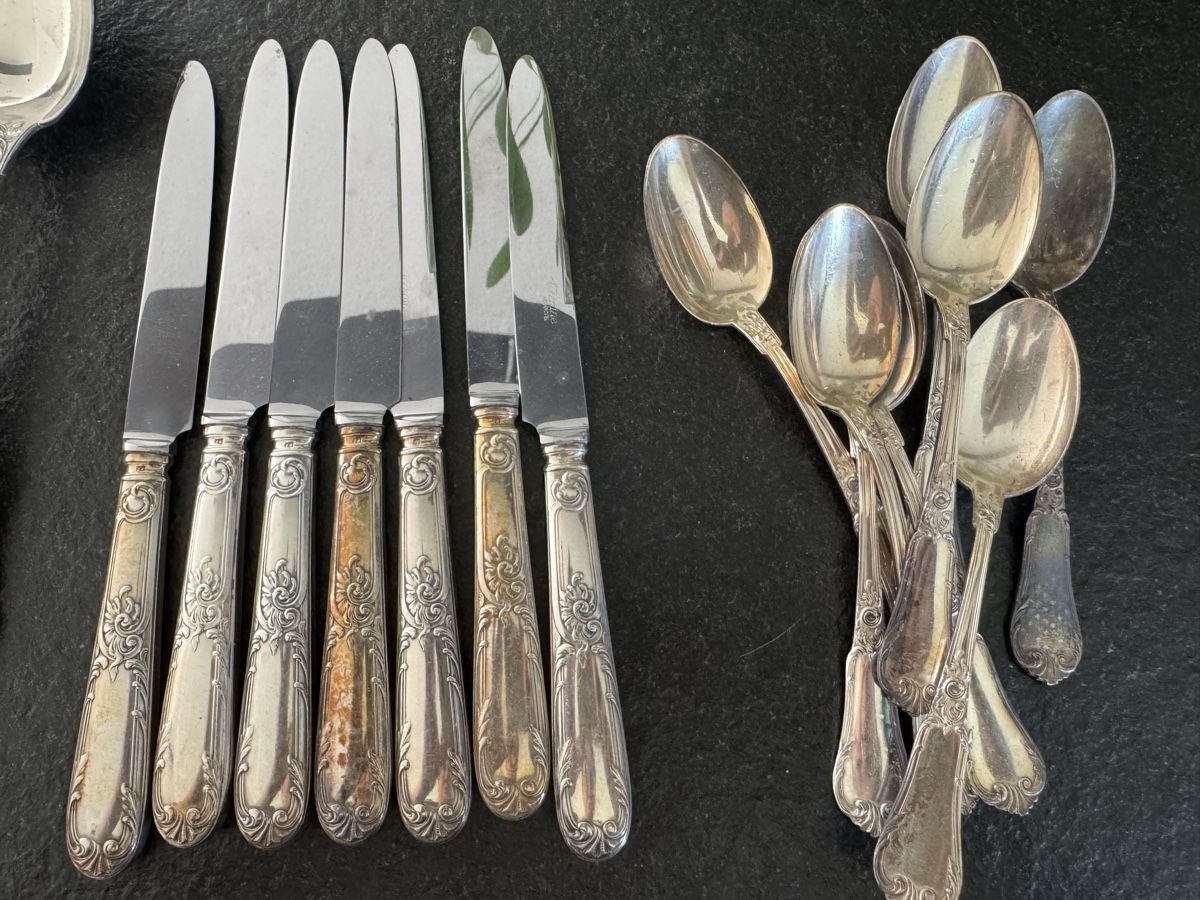 Set di posate: Altes versilbertes Besteck – Usato da Kiesen venduto da Lus1984 3