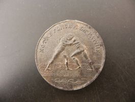 Medaille Fête de Lutte La Chaux-de-Fonds 1900