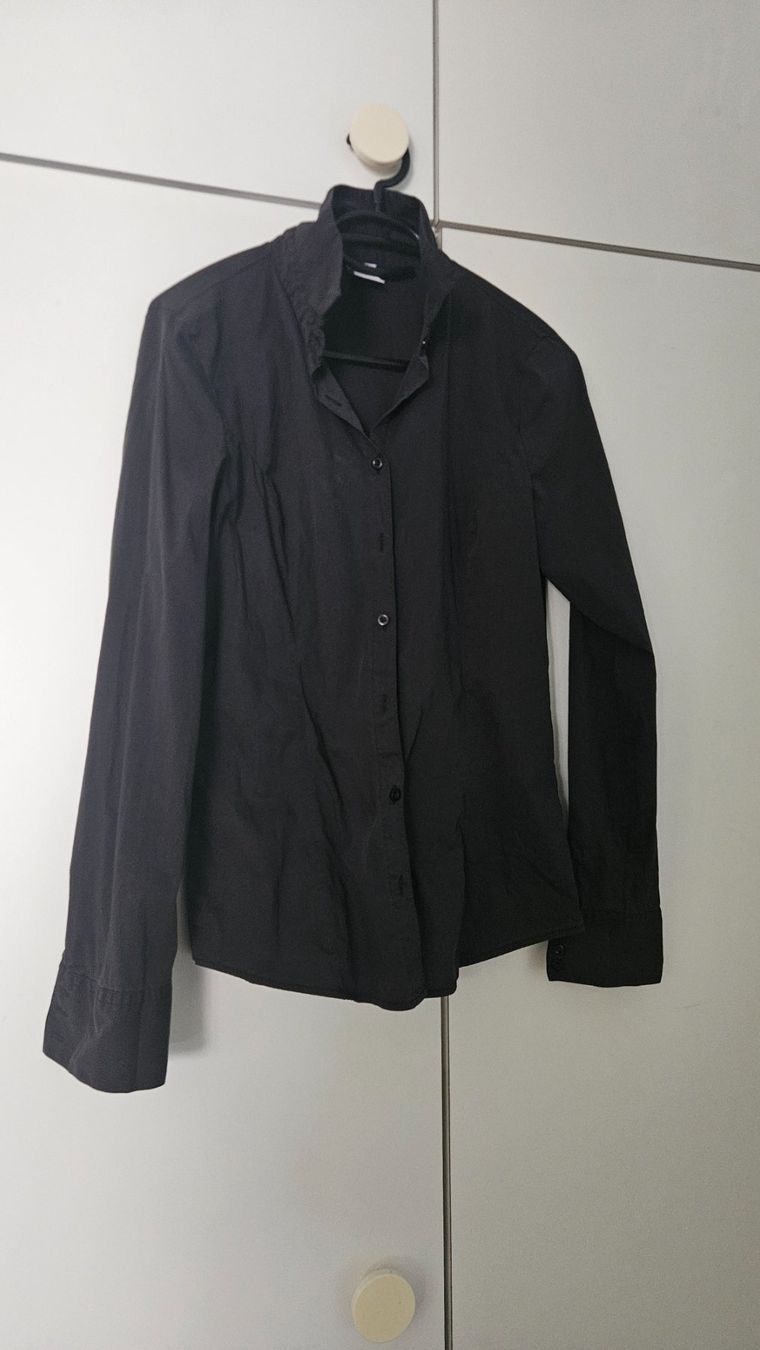 Vero Moda Blusen: Camicetta nera cotone tg.M Vero Moda – Gebraucht aus Melano von H-Sara