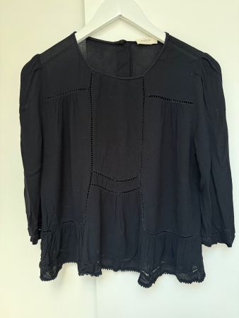 Damen Bluse schwarz Marke Bash Grösse S neuwertig