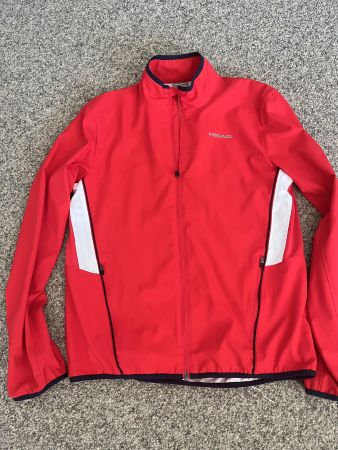 HEAD Sport-/Freizeitjacke rot/weiss, Gr. M/ 48-50, neuwertig