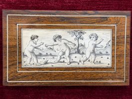 Ferdinando Pogliani tableau italien gravé Renaissance 1860s
