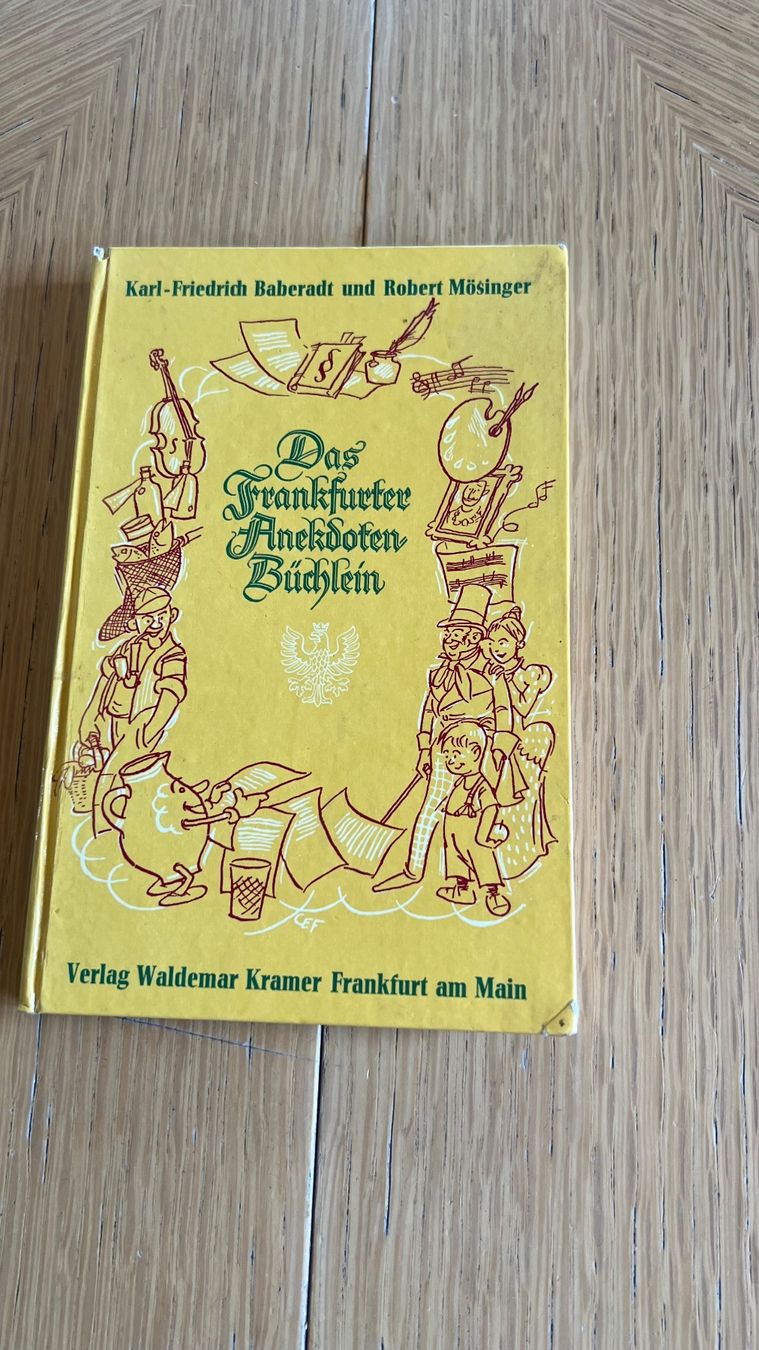 Libri: Das Frankfurter Anekdoten-Büchlein 1959 – Usato da Schübelbach venduto da Dolly990_2